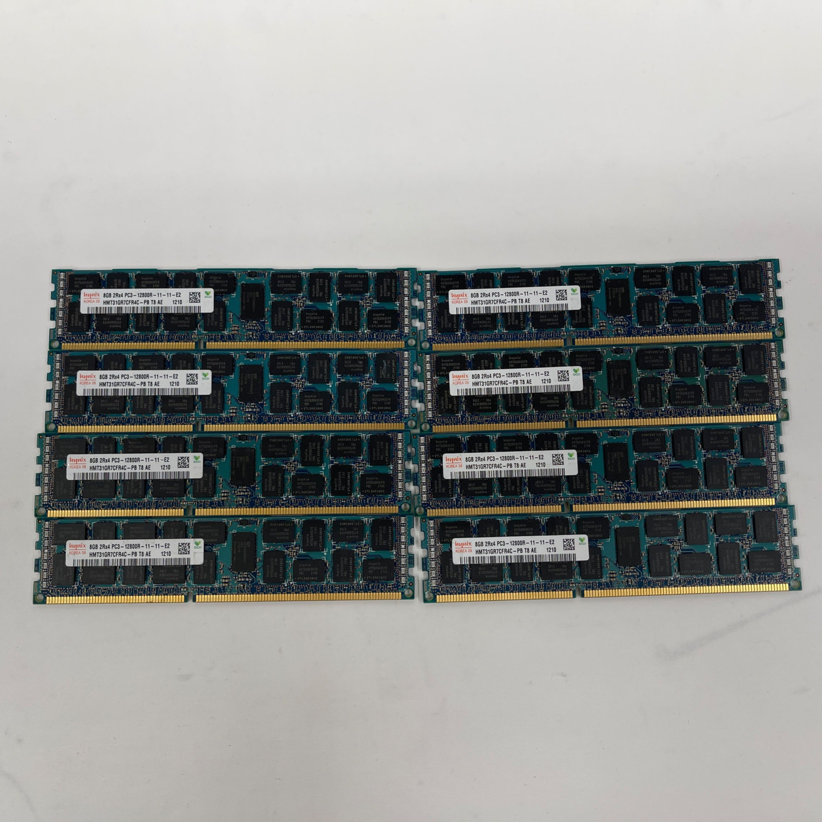 64GB (8x8GB) SK Hynix PC3-12800R DDR3-1600 ECC Reg Server RAM *READ*