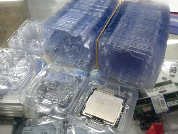 50 pcs New Inter CPU Clamshell Tray Case For 478 775 1150 1155 1156 i3 i5 i7 CPU