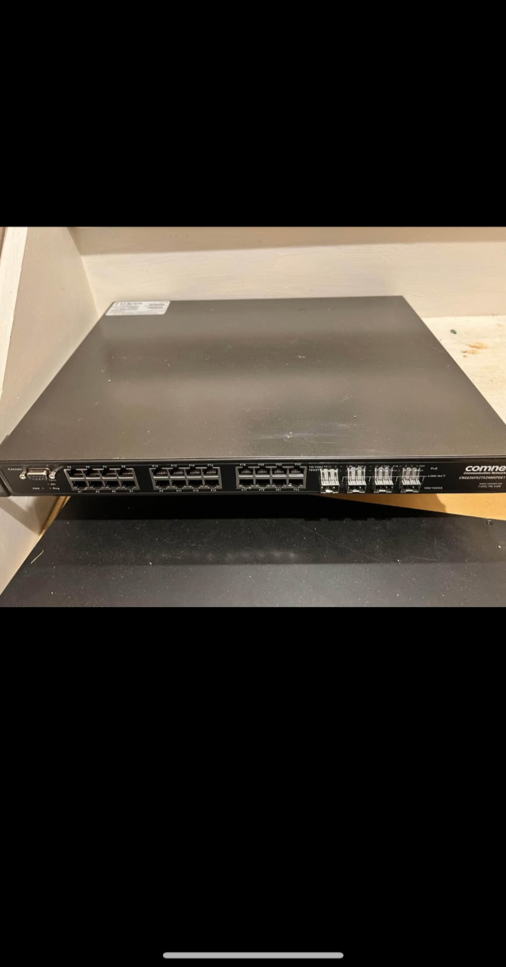 COMNET CNGE26FX2TX24MSPOE1 26-PORT GIGABIT SWITCH 2 SFP 2 GIG COMBO W/POE