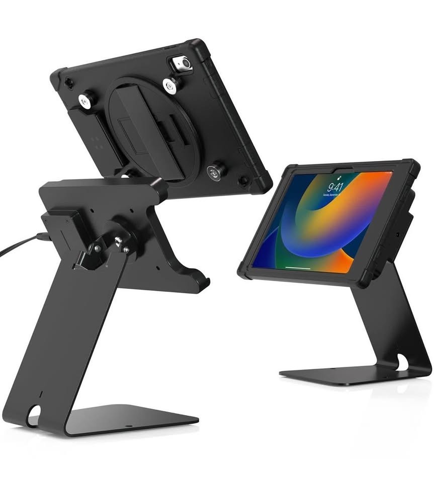 Wireless Security Kiosk VESA Quick Release Security Kiosk with Wireless Induc...