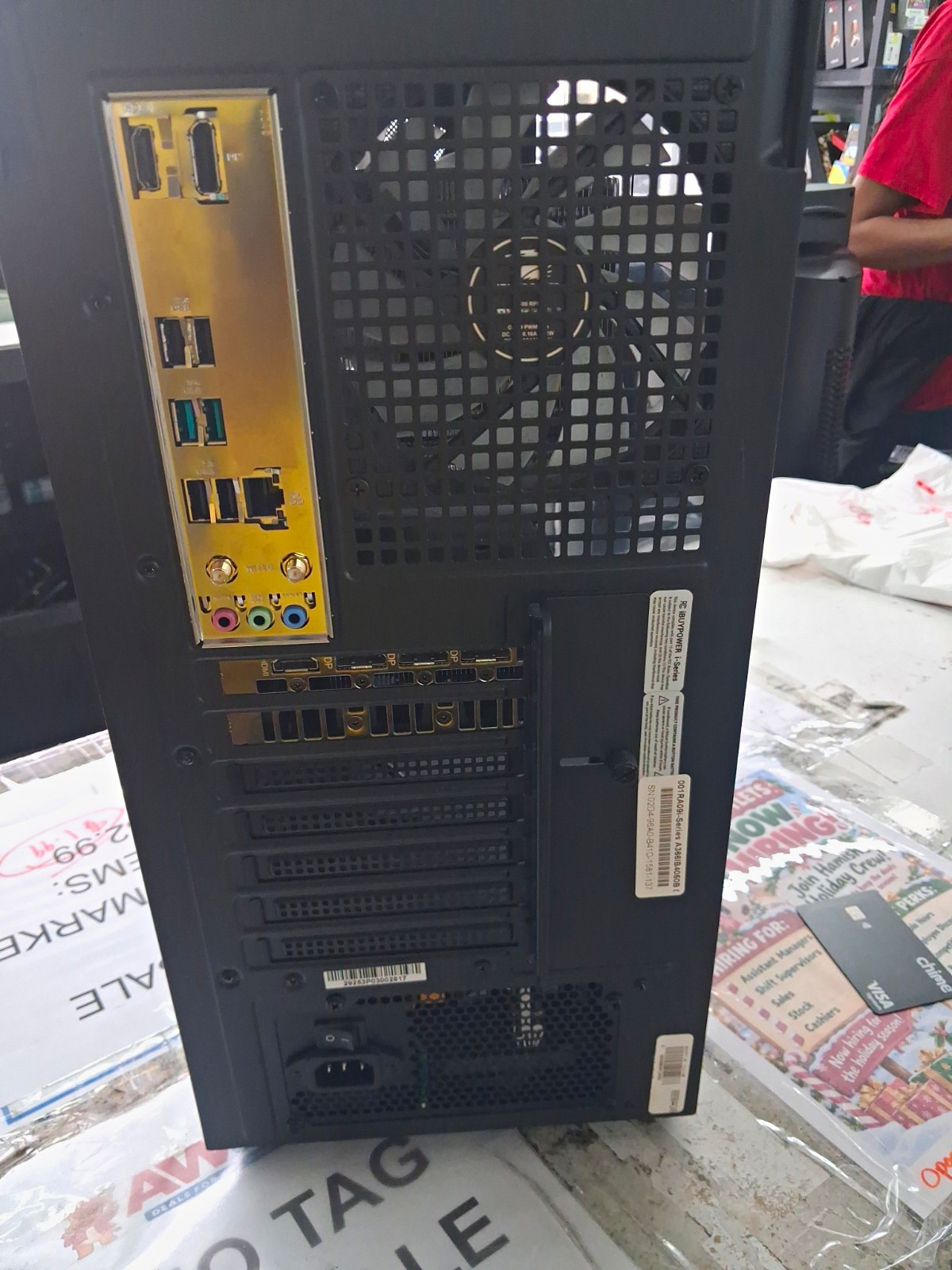 iBUYPOWER Gaming Desktop Tower PC, Black, HDMI, USB 2.0/3.0, RJ-45