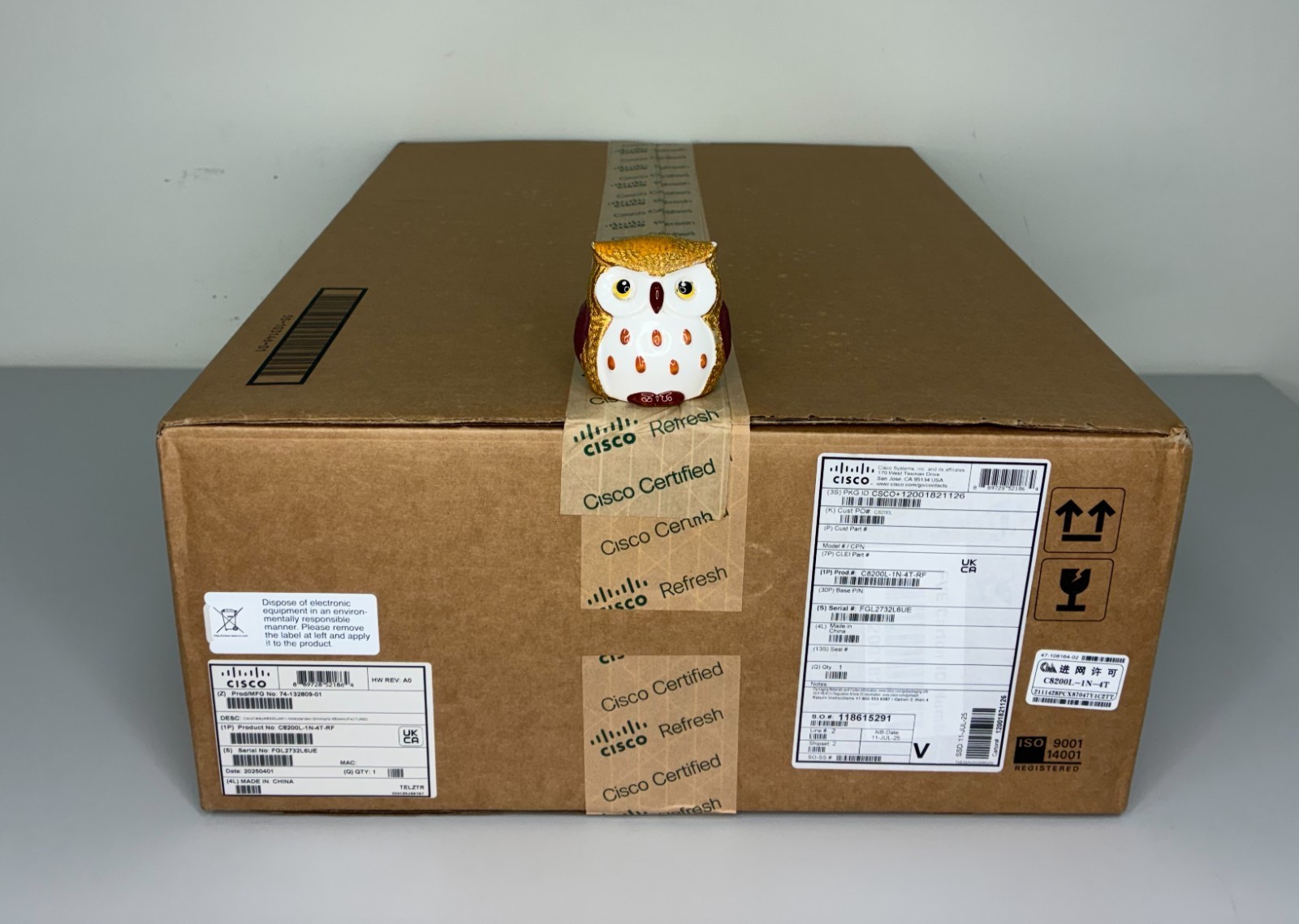 Cisco C8200L-1N-4T Catalyst 8200 Edge Router 4-Port GE 4GB Mem BRAND NEW SEALED