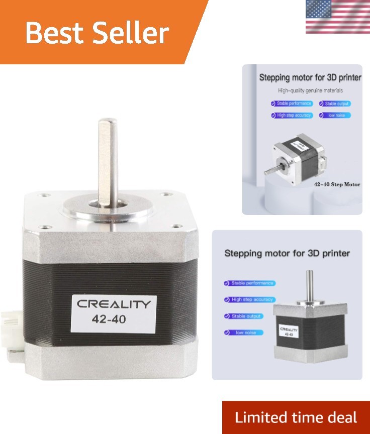 1.8 Degree 42-40 Stepper Motor for Smooth 3D Printing - Lightweight and Durable