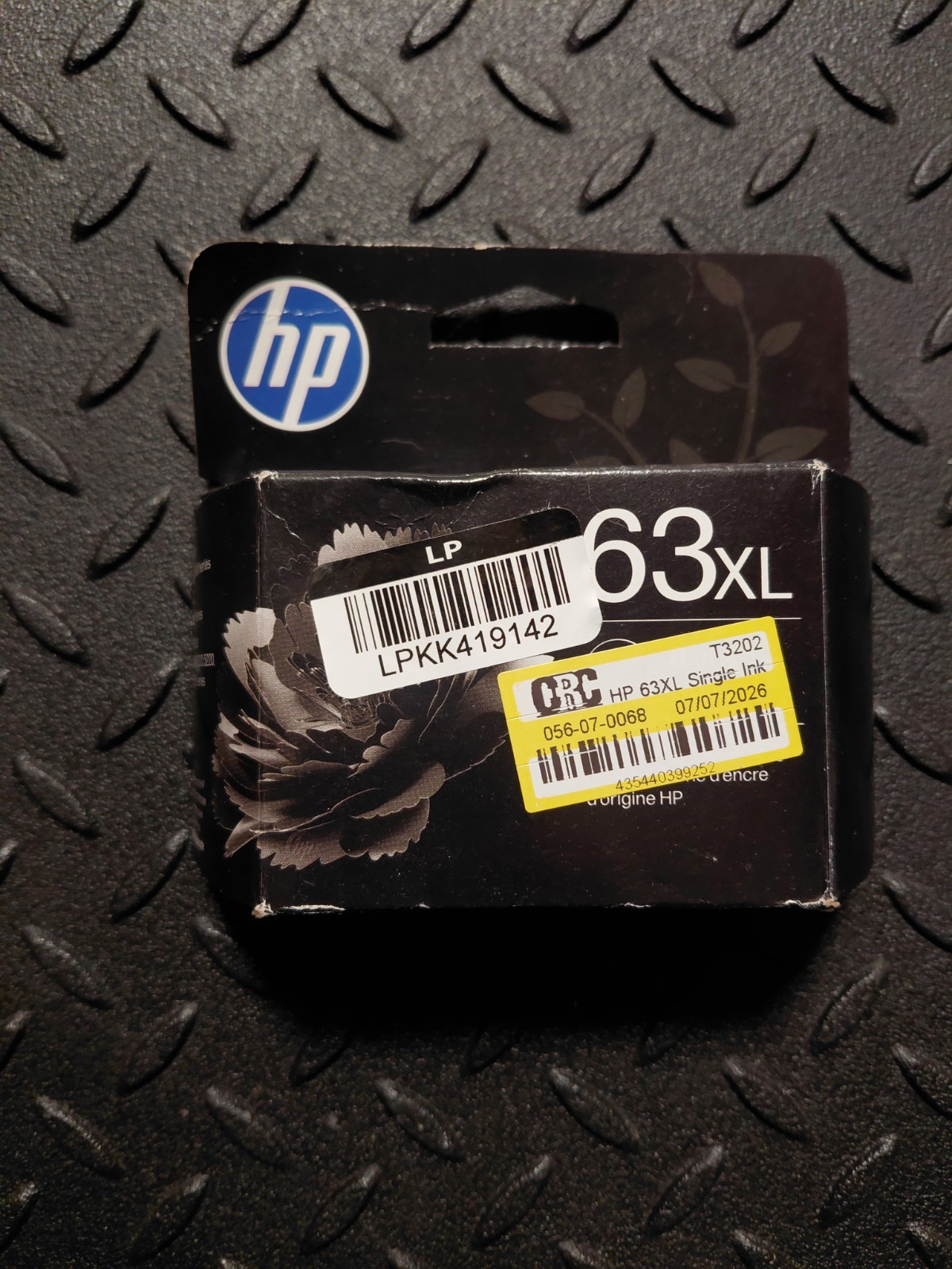 HP Genuine 63XL Black Ink Cartridge EXP 12/2027 Sealed