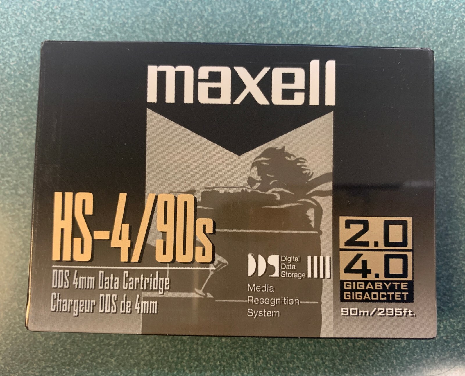 2 PCS HS-4/90s Maxell DDS 4mm Data Cartridge Digital Data Storage, Sealed