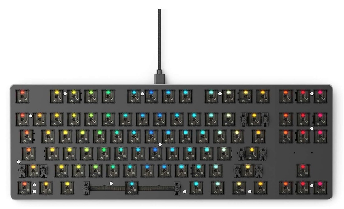 Glorious GMMK Modular Mechanical Gaming Keyboard - Barebone Edition