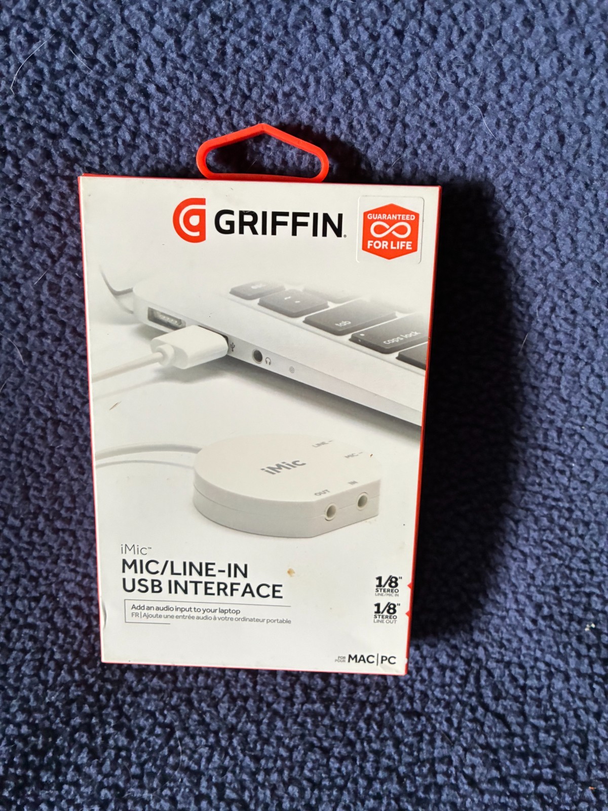 Griffin iMic USB External input/output audio adapter - NEW in original packaging