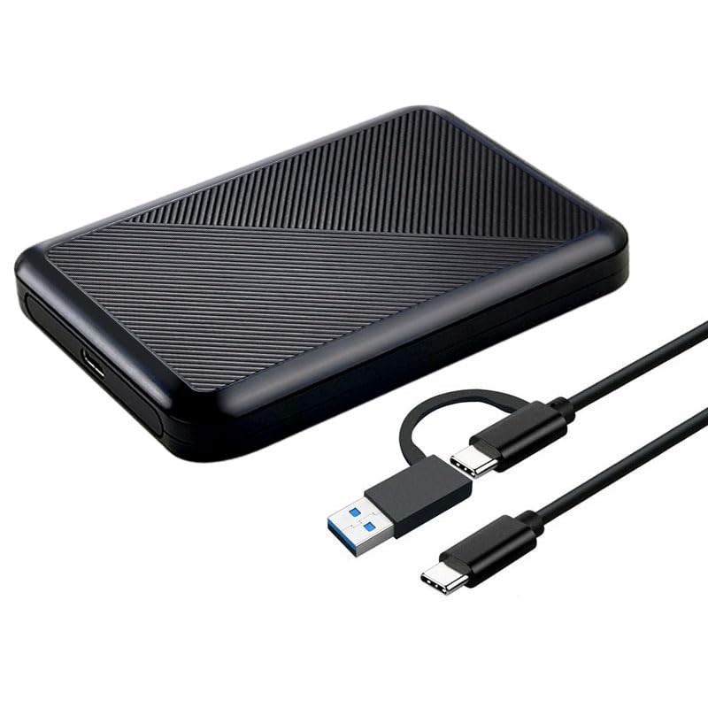 1TB Ultra Slim Portable External Hard Drive USB 3.1 Type C HDD Storage for PC, M