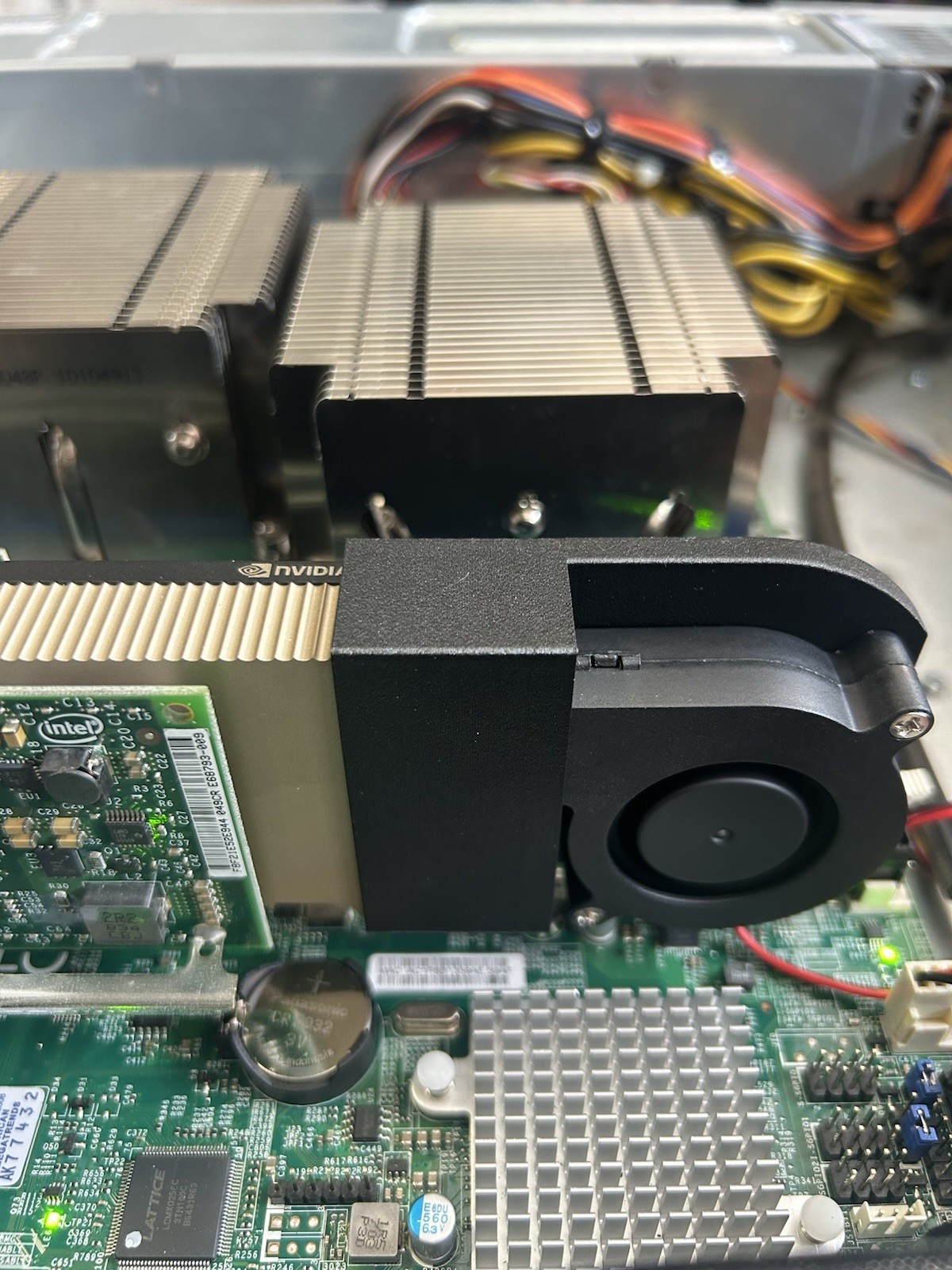 Nvidia Tesla Cooling Fan and Shroud Solution for Nvidia A2 GPU