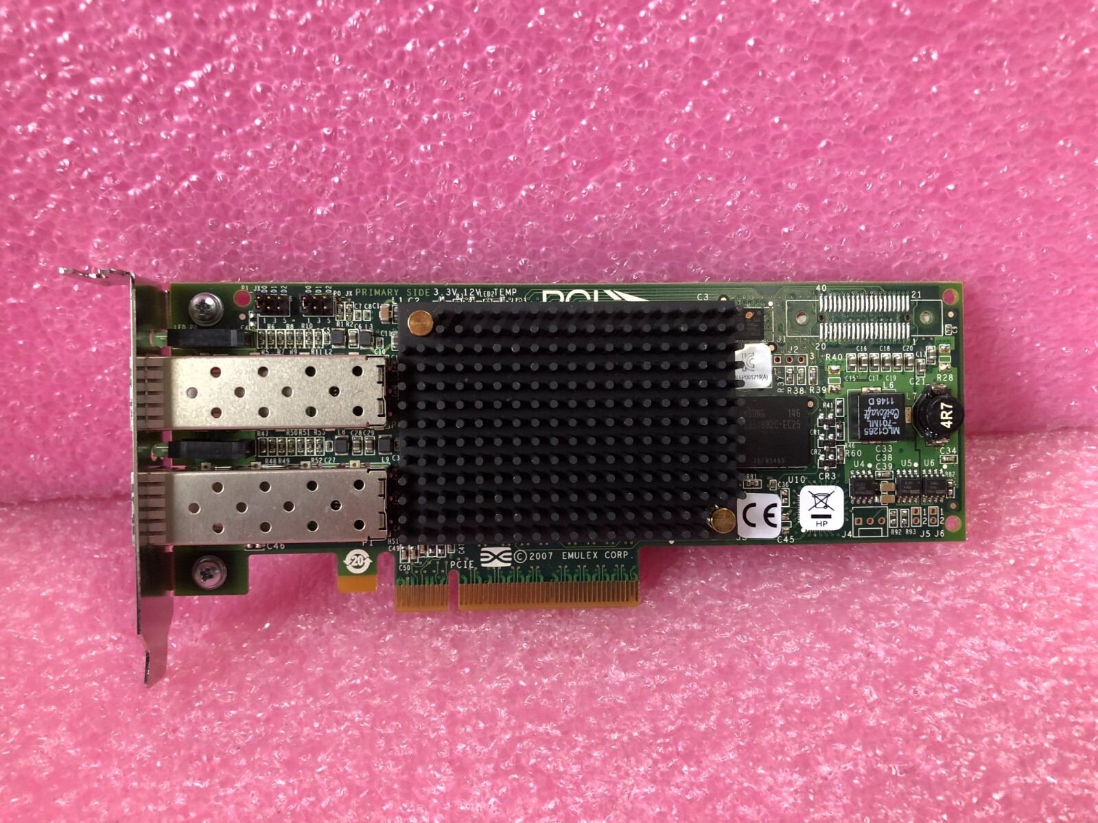 489193-001 HP 82E 8 Gb 2 Port PCIe Fibre Channel HBA Short Bracket