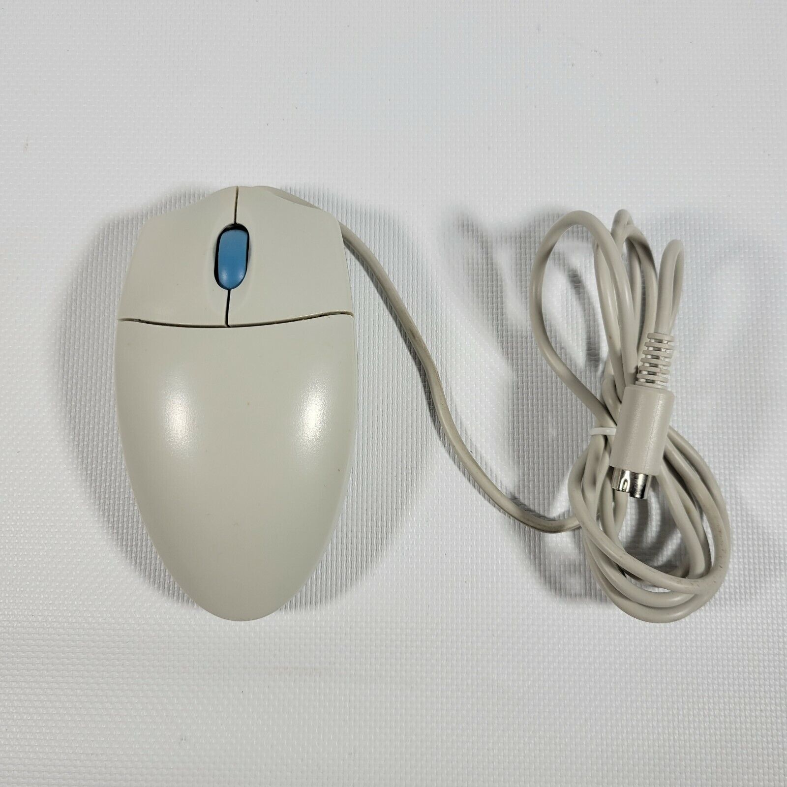 VINTAGE  PS2 CORDED PS/2 Mouse 3 Button Scroll Wheel Track ball Rare 