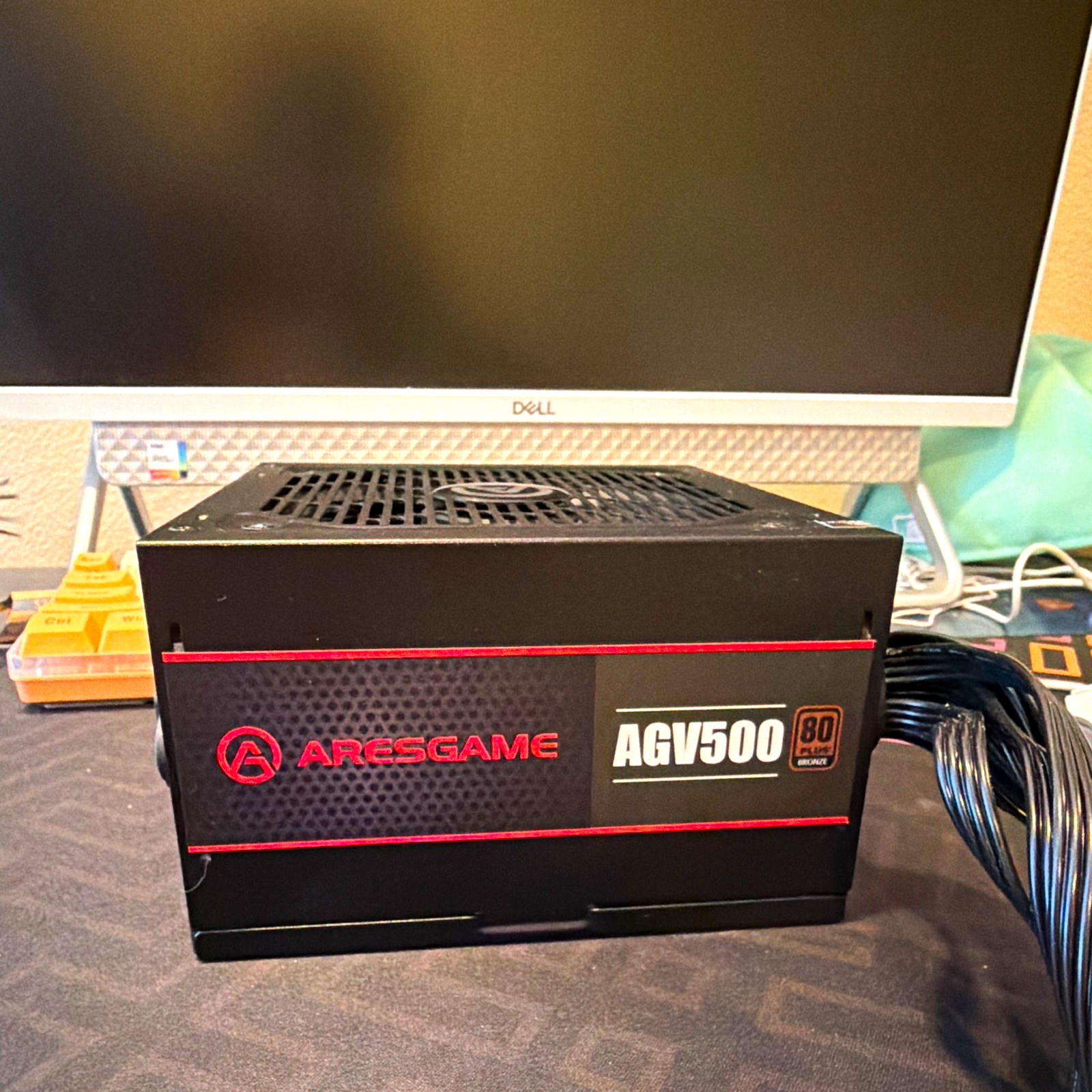 ARESGAME AGV500 500W ATX PSU 80 PLUS Bronze Active PFC SATA Black 100-240V