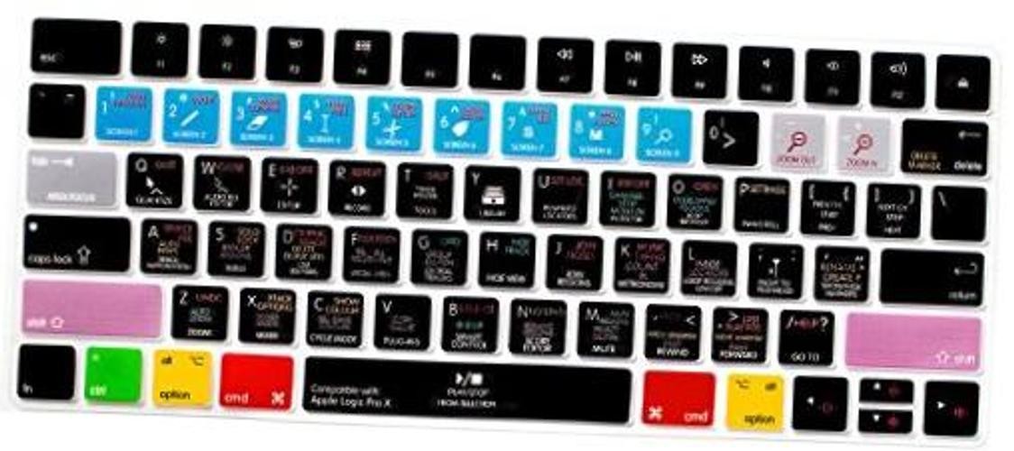 Logic Pro X Keyboard Cover for Magic Keyboard A1644 MLA22LL/A US A-Logic Pro X