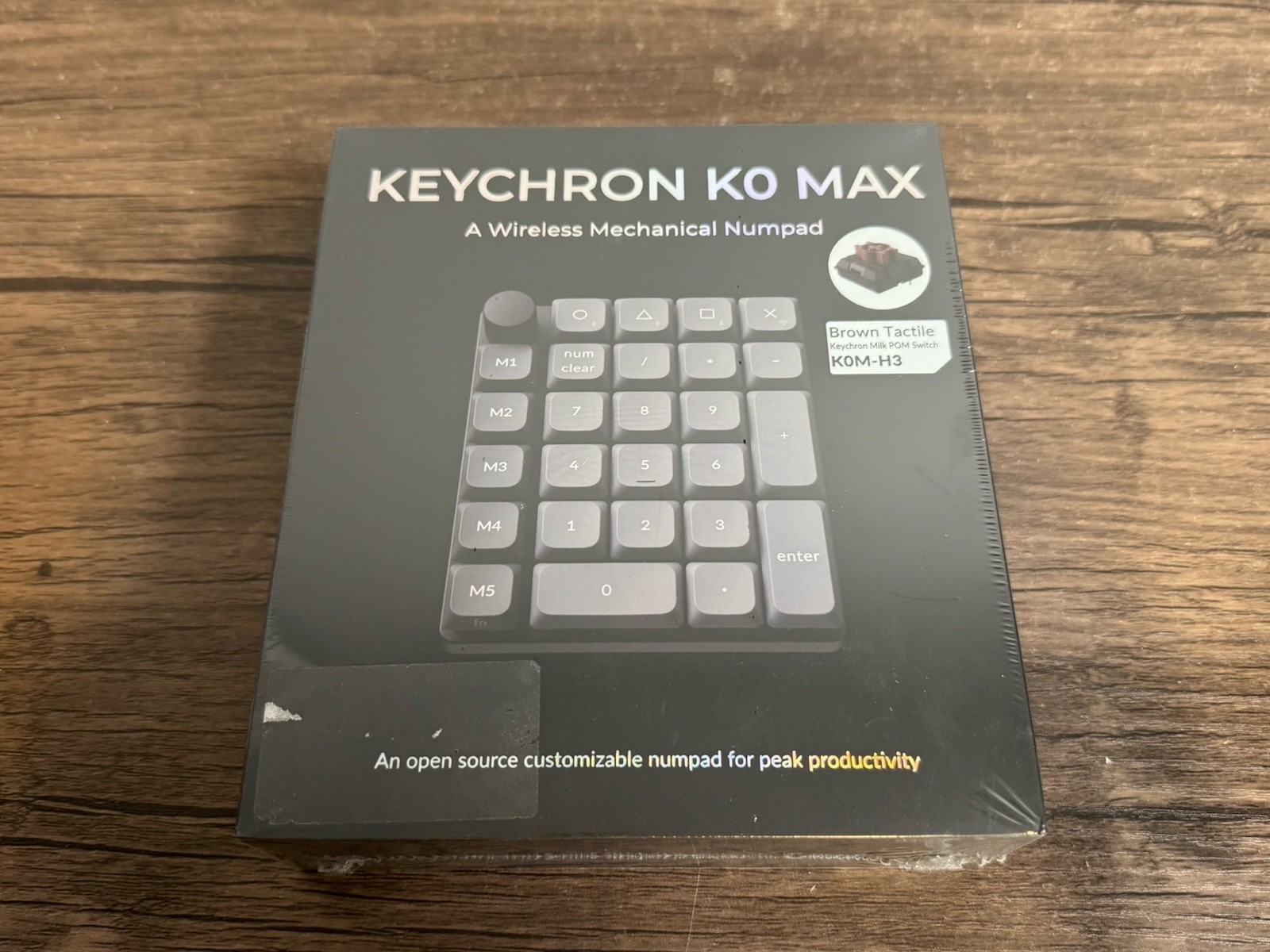 Keychron K0 Max Wireless Bluetooth Mechanical Programmable Numpad Brown K0M-H3
