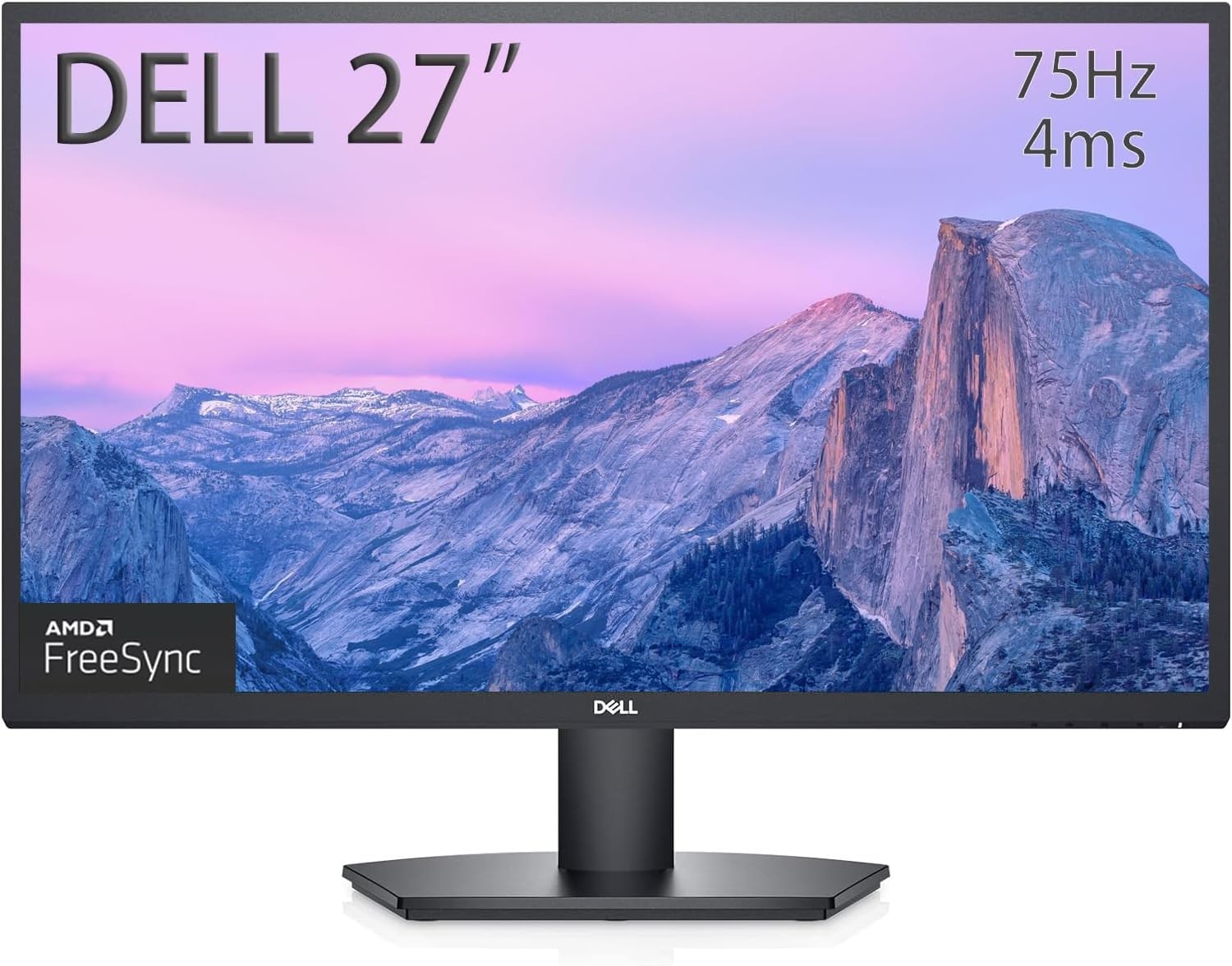 Dell SE2722HX 27" VA FHD Monitor 75 Hz 4 ms FreeSync, Tilt Adjustment HDMI & VGA