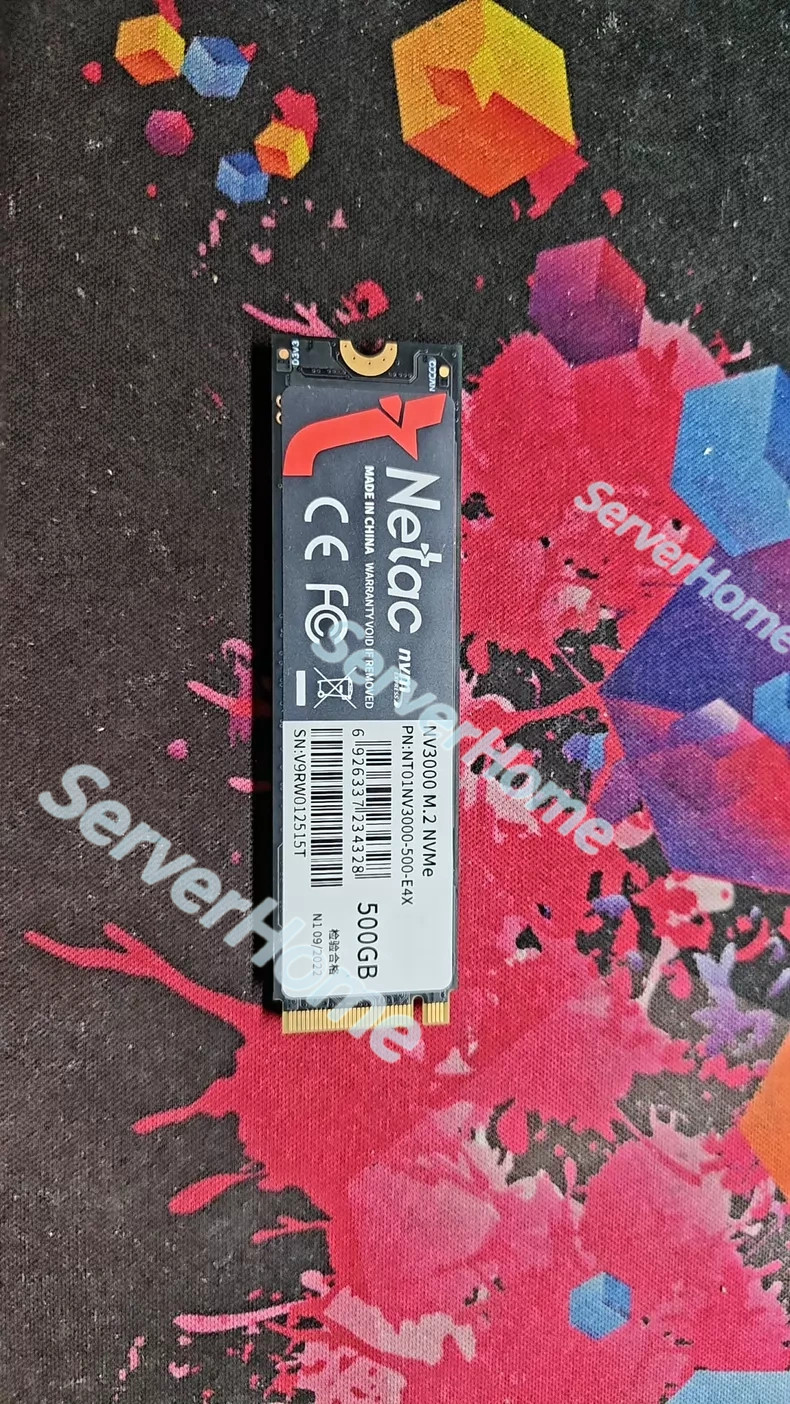 Netac NV3000 500GB M.2 NVMe SSD