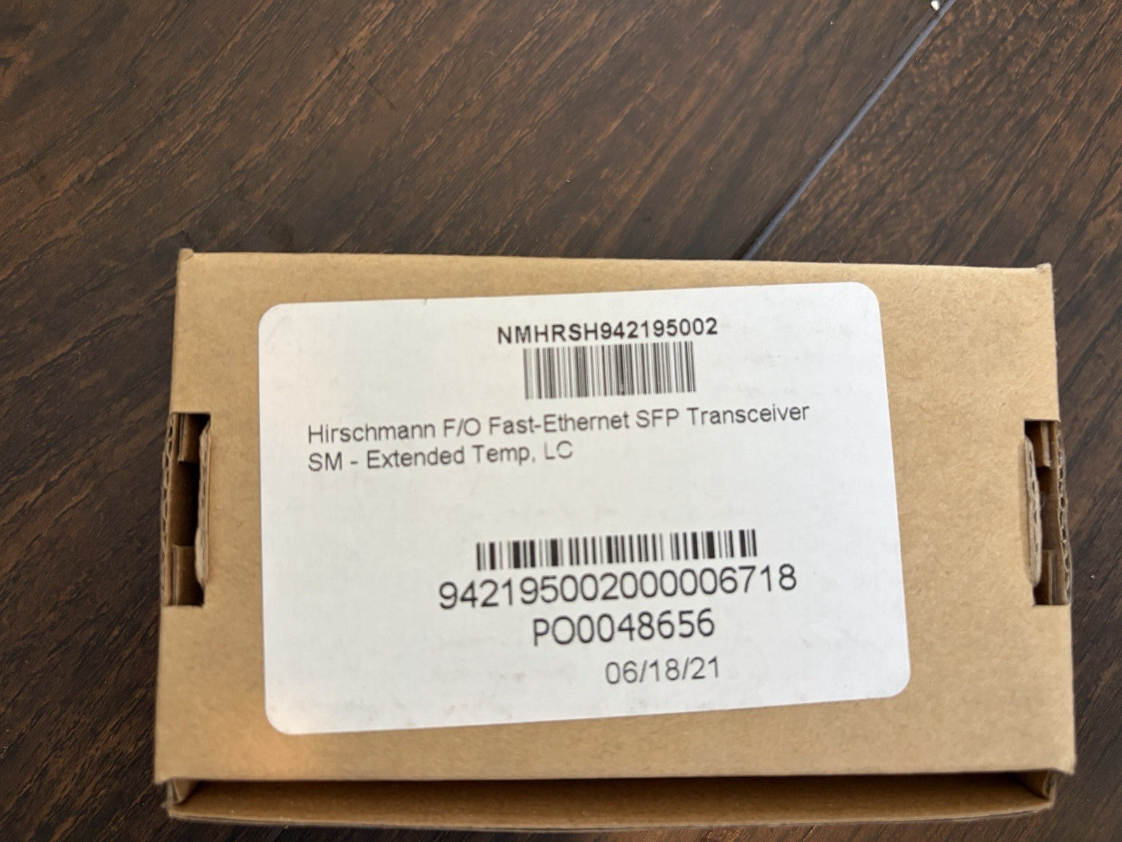 Hirschmann original 942 195-002 SFP-FAST-SM/LC EEC 100BASE-LX 100mb SFP SMF LC