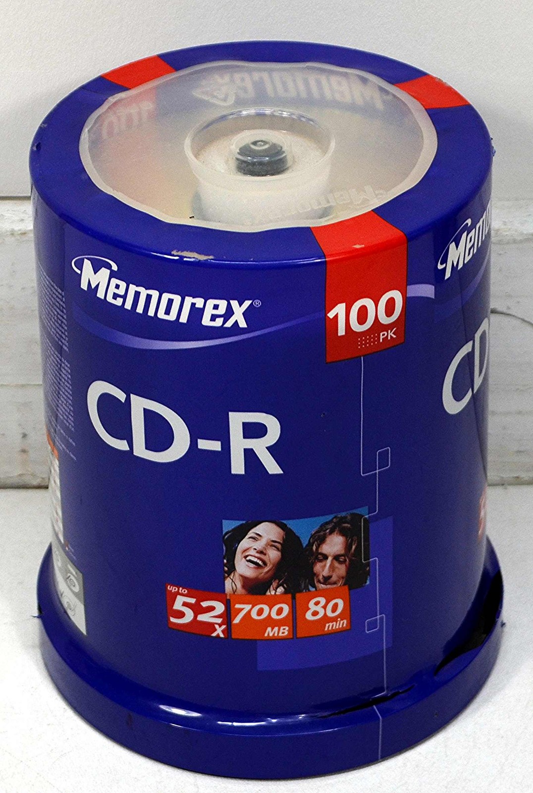 New Memorex CD-R 100 Pack 52X - 700MB - 80 Minutes - Recordable CD's