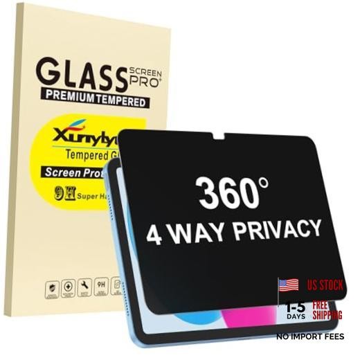 360° 4 Way Privacy Screen Protector for iPad A16 11th/ 10th Gen - (11/10.9