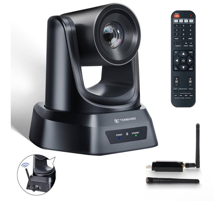 Wireless Conference Room Webcam, Church Live Streaming 