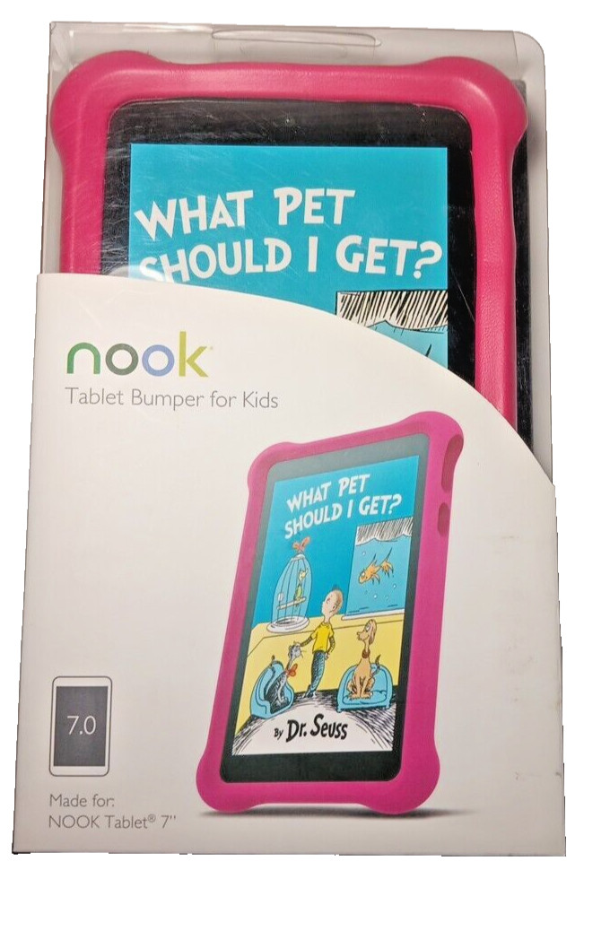 Nook Tablet 7" Micro Foam Bumper for Kids - Pink