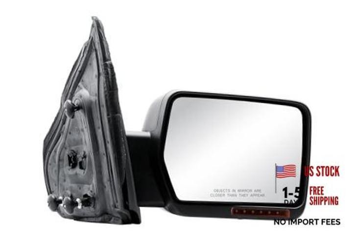 Passenger Right Side Door Mirror Power and Heated Glass Passenger (RH) Side