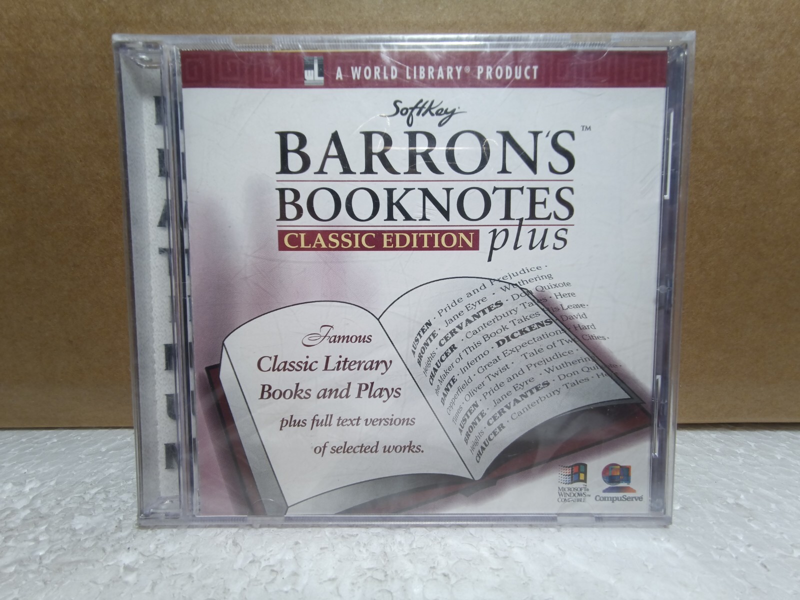 Barron's Booknotes Classic Edition Plus PC CD-ROM Factory Sealed, NEW