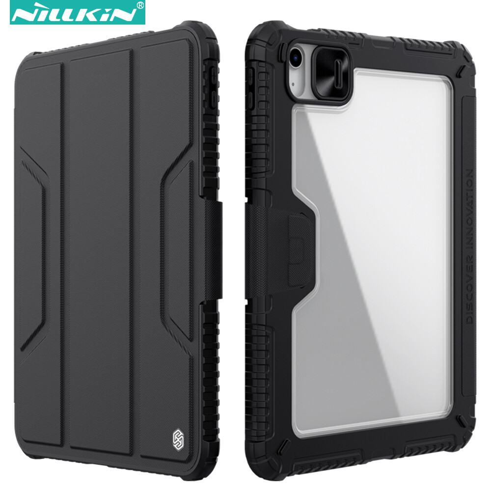 NILLKIN Magnetic Leather Flip Smart Slide Camera Case For iPad 10 2022 10.9" Tab