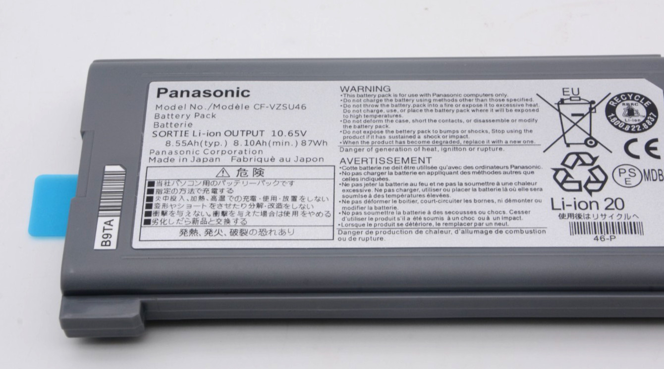 OEM Genuine 87Wh CF-30 Battery for Panasonic Toughbook CF-31 CF-52 CF-VZSU1430U