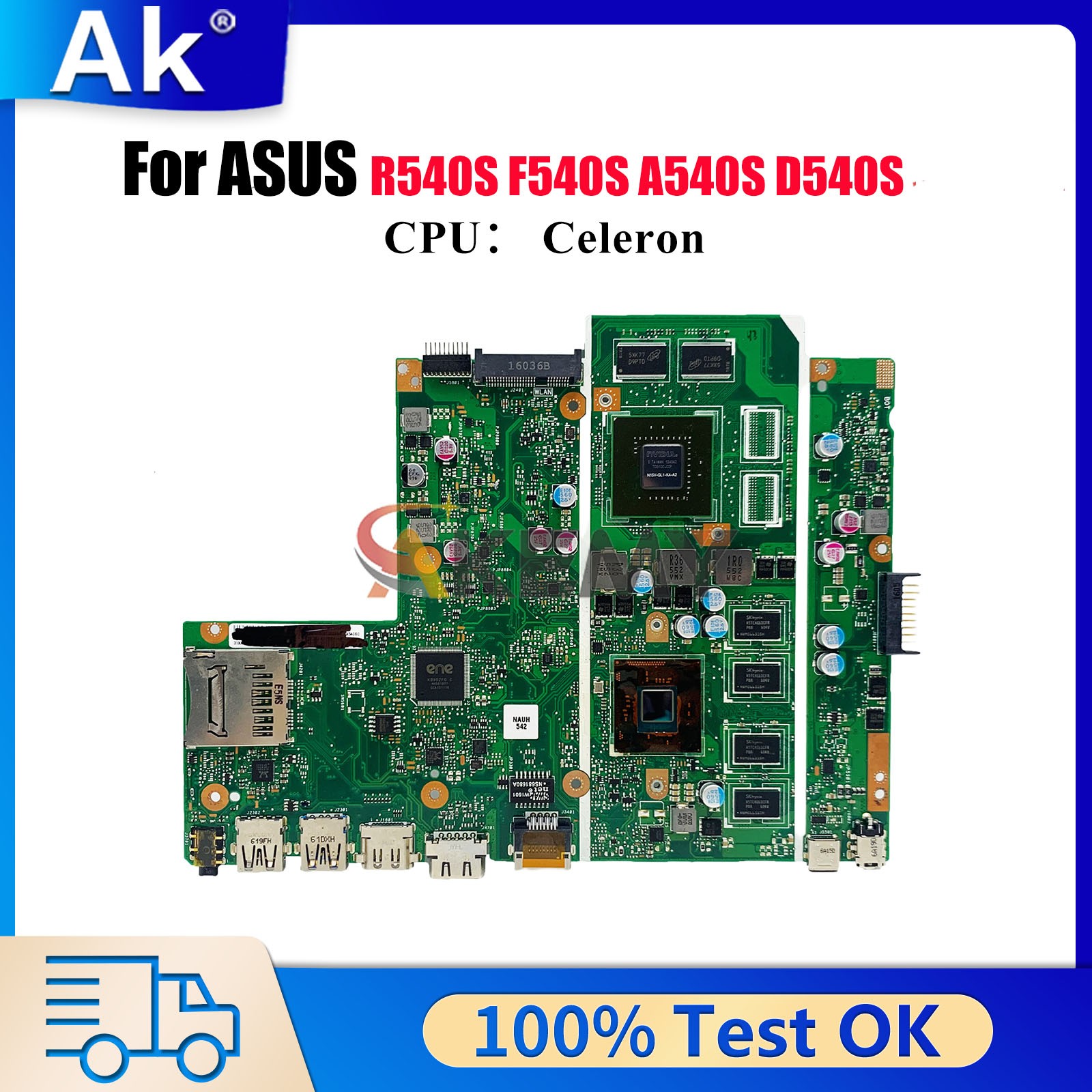 X540SC Laptop Motherboard For ASUS D540S A540S X540S F540S R540S Mainboard
