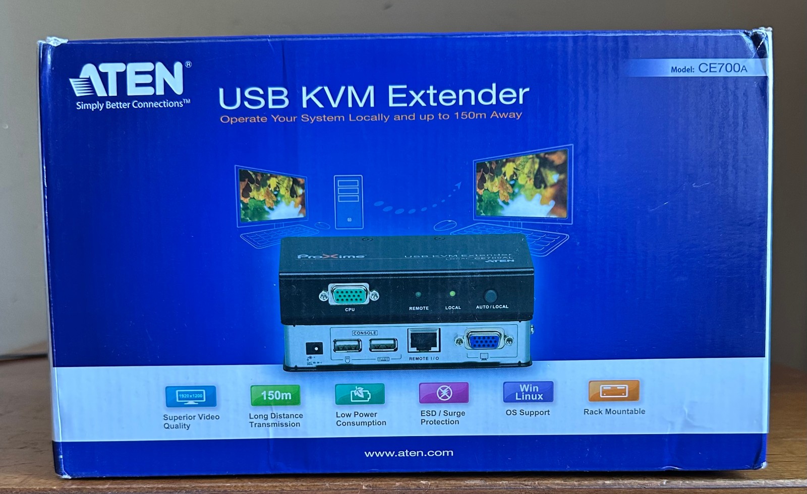 ATEN CE700A USB VGA KVM Extender Master Kit