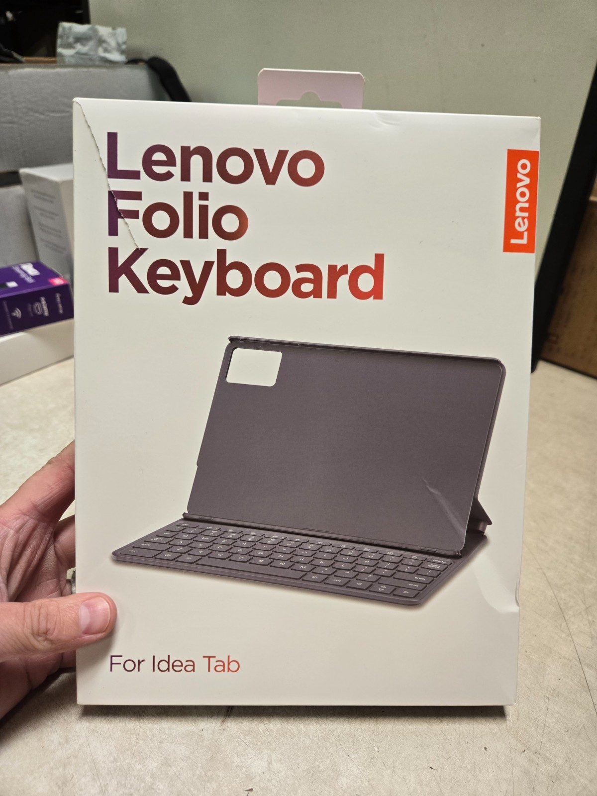 SEALED Lenovo Idea Tab Folio Keyboard KB336U ZG38C07087 Grey US English