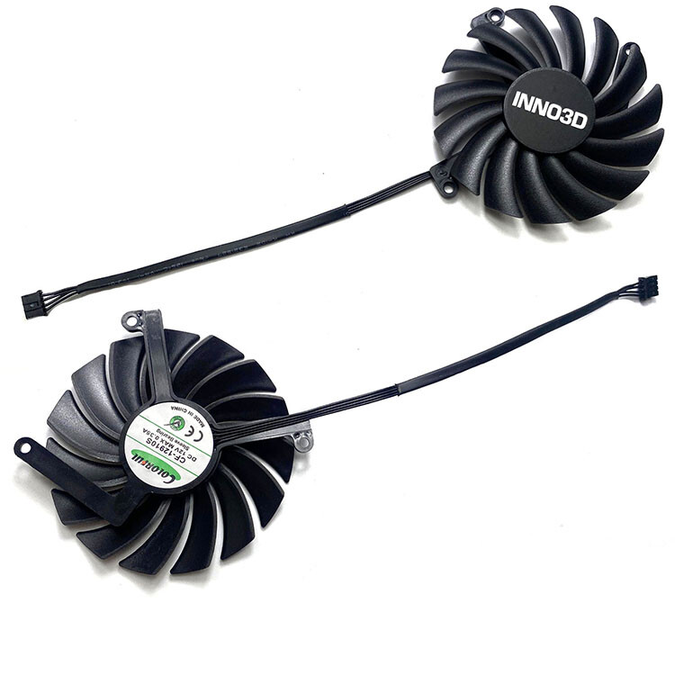 Cooling Fan For INNO3D RTX3060ti 3080 TWIN X2 OCBlack Gold Extreme Graphics Card