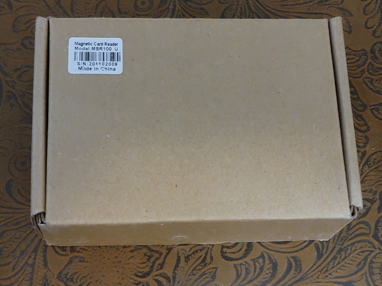 MSR100 3 Tracks MSR card Magnetic stripe card reader USB Serial interface य