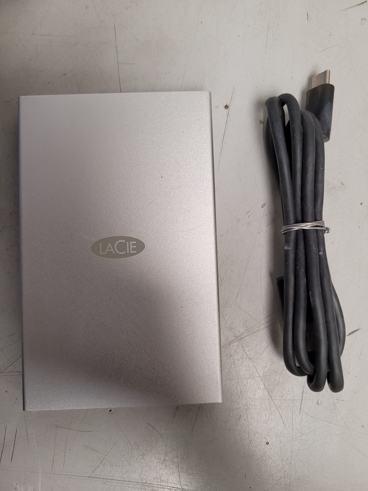 LaCie Rugged LRD0TU6 2TB External Hard Drive USB-C Portable HDD USed  w/c cable
