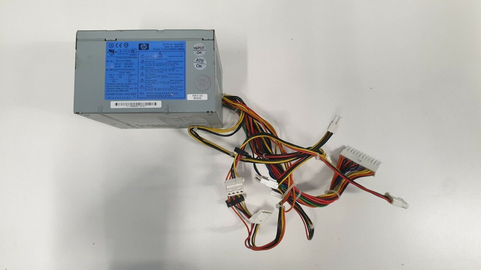 Genuine HP DX7200 300W Power Supply Unit PSU 385576-001 385941-001 PS5301-08HP 