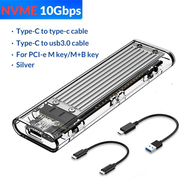 ORICO M.2 NVME SSD Case Solid State Drive Enclosure 10Gbps M.2 Adapter [ TCM2 ]
