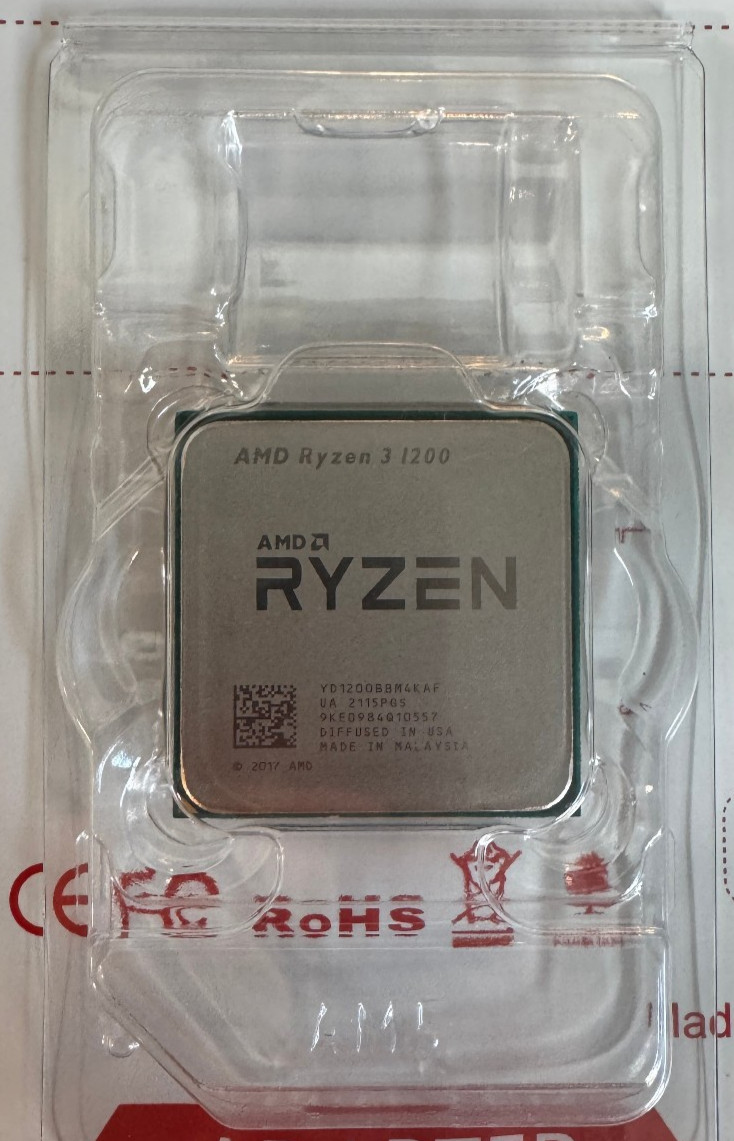 AMD R3 Ryzen 3 1200 Desktop Processor Socket AM4 Quad Core 65W TDP