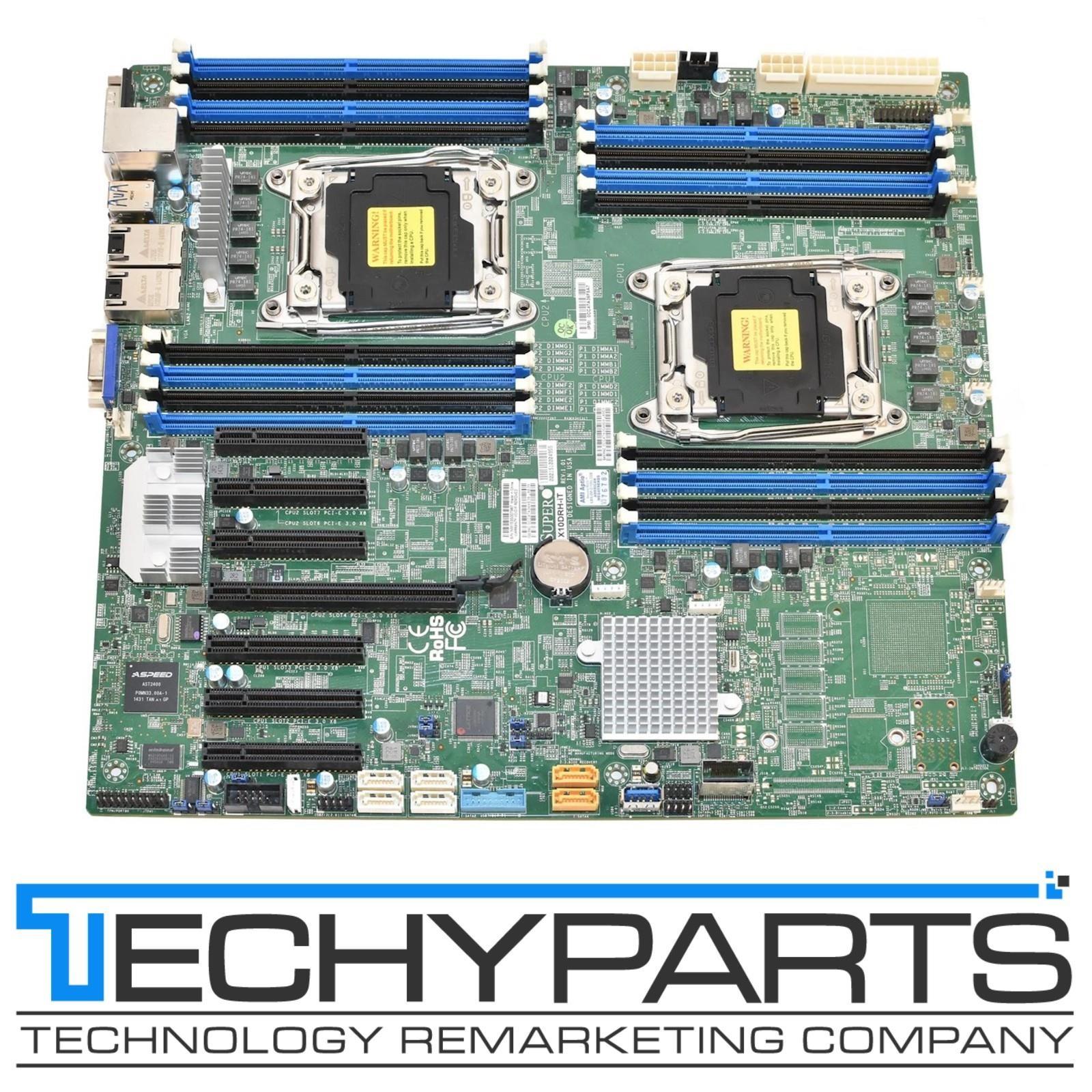 Supermicro X10DRH-iT Dual Intel XEON E5-2600v3/v4 LGA2011-v3 E-ATX Motherboard