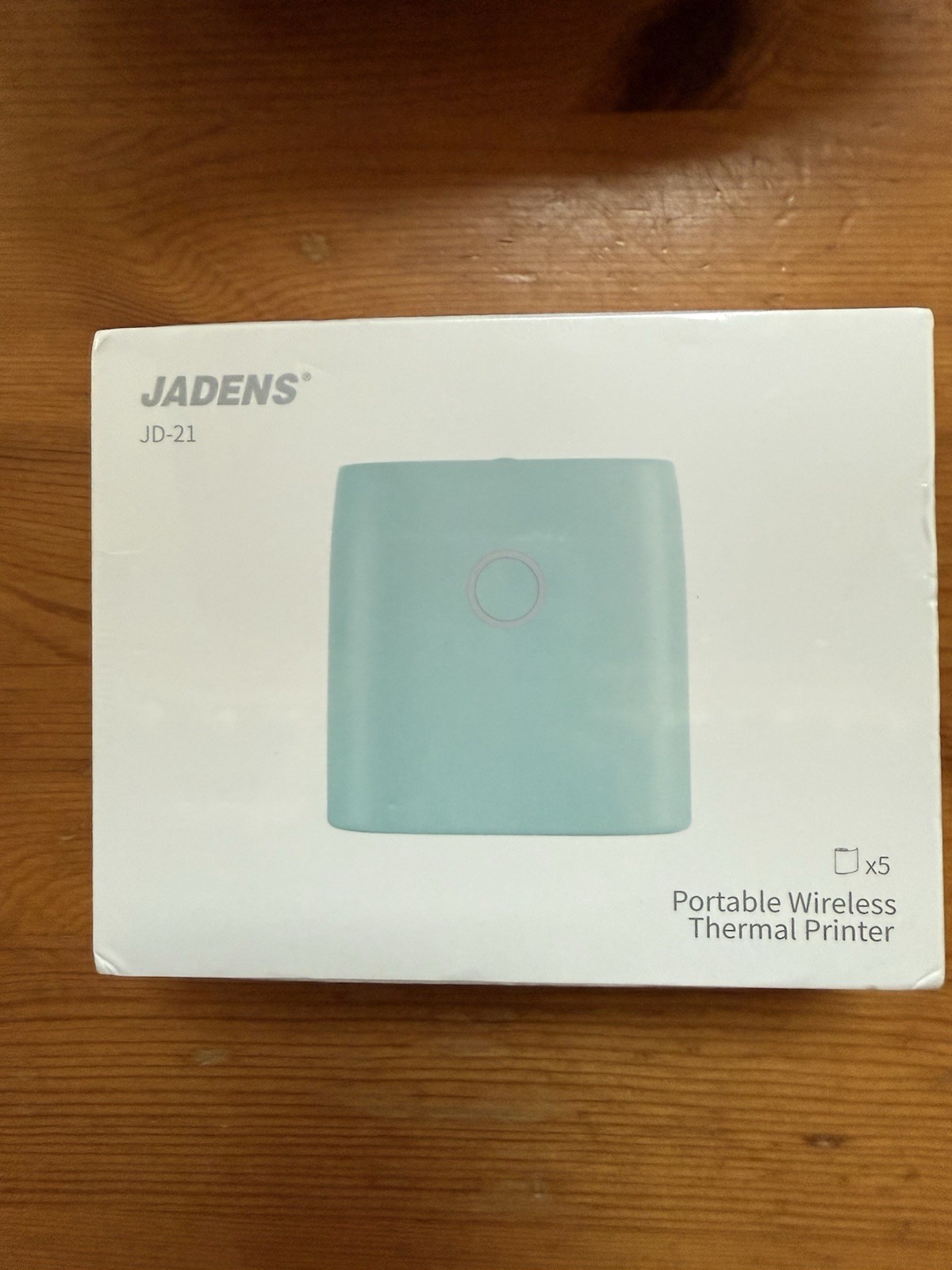 Jaden’s JD-21 Bluetooth Portable Thermal Printer New in Box, Sealed.  