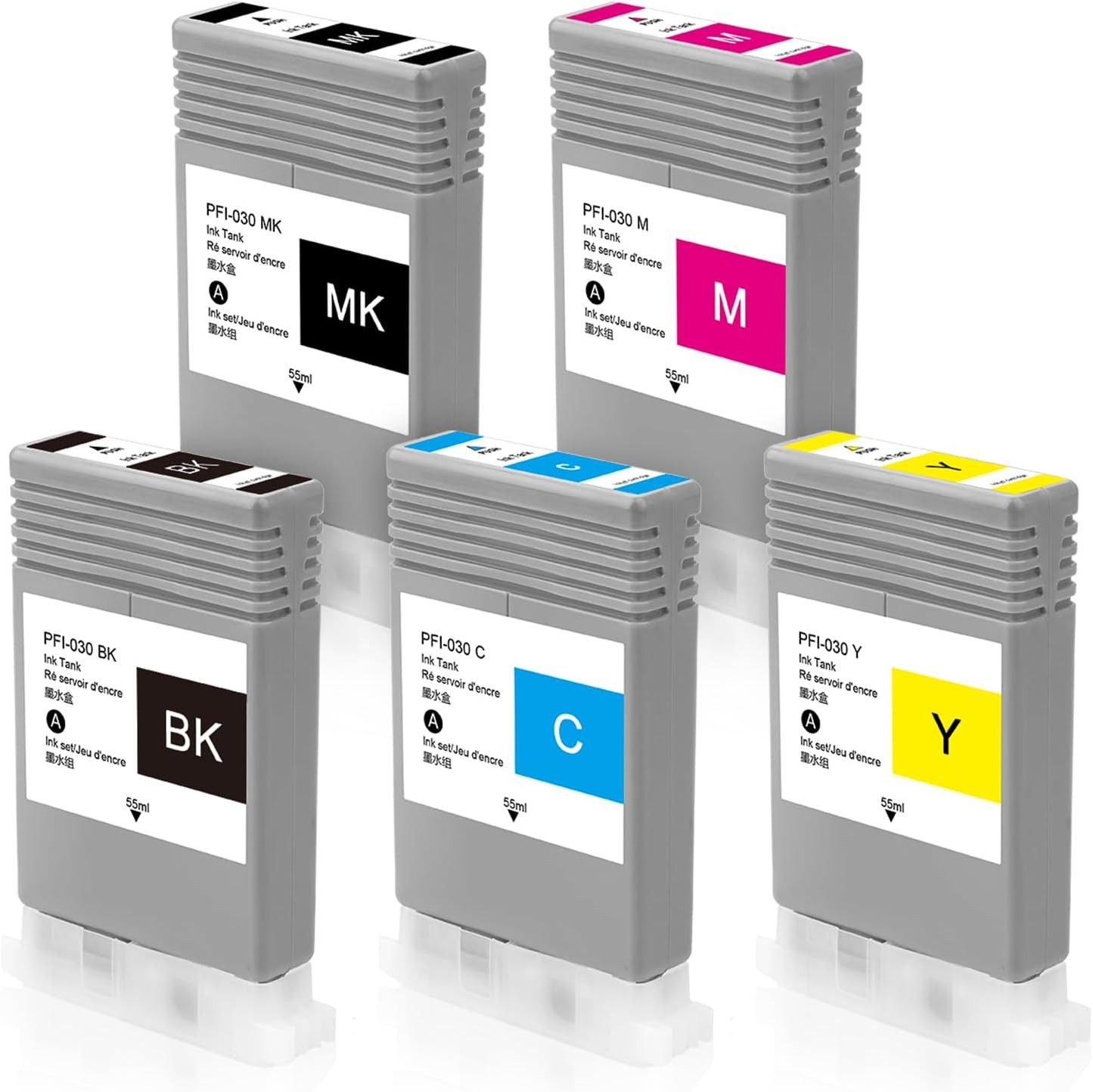 PFI-030 Ink Cartridge 55ML Pigment Ink for Canon imagePROGRAF TA-20 & TA-30