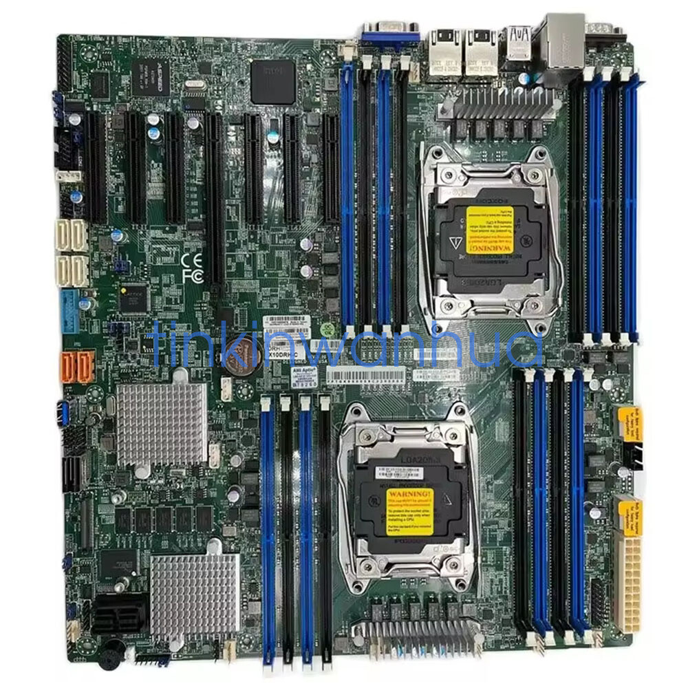For Supermicro X10DRH-C Server Motherboard Intel C612 LGA2011 DDR4 Server board
