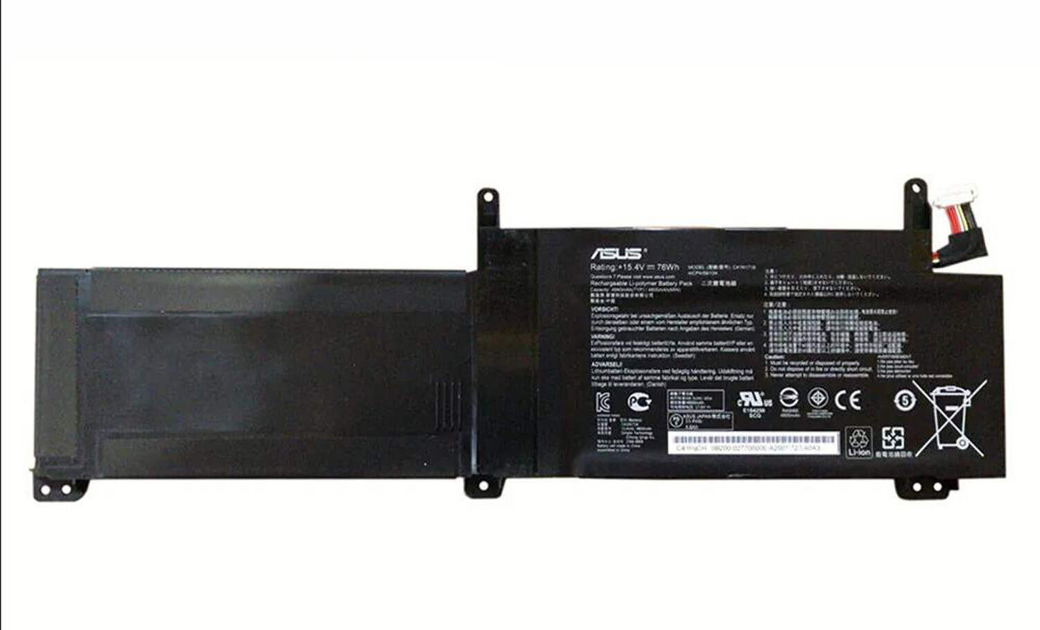 2026 Genuine Laptop Battery C41N1716 For ASUS ROG Strix GL703GM GL703GS GL703G