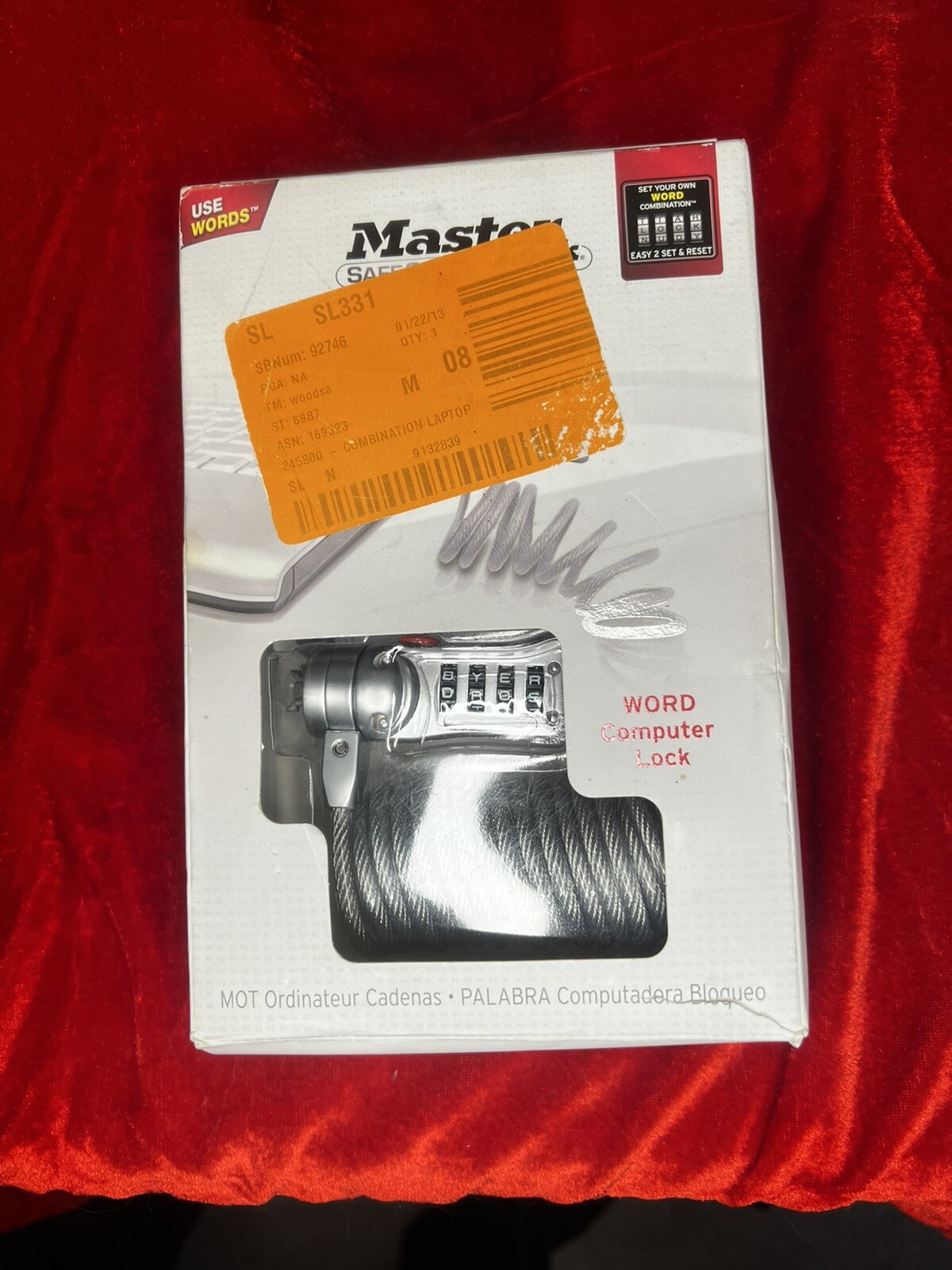 Master Lock Safe Space Computer Combination Lock