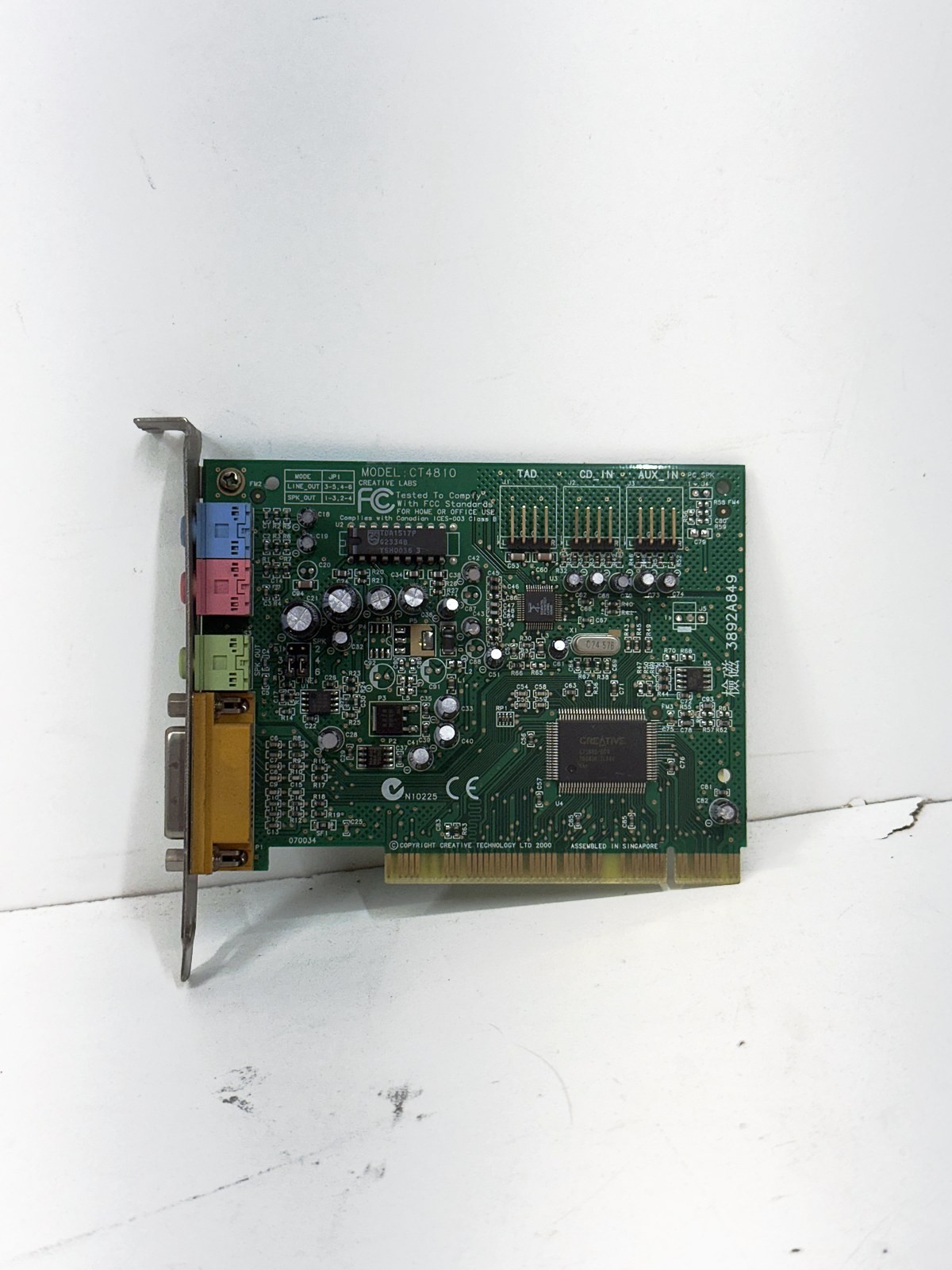 Creative Labs CT4810 Sound Blaster PCI 128 Sound Card Gameport CT5880-DCQ