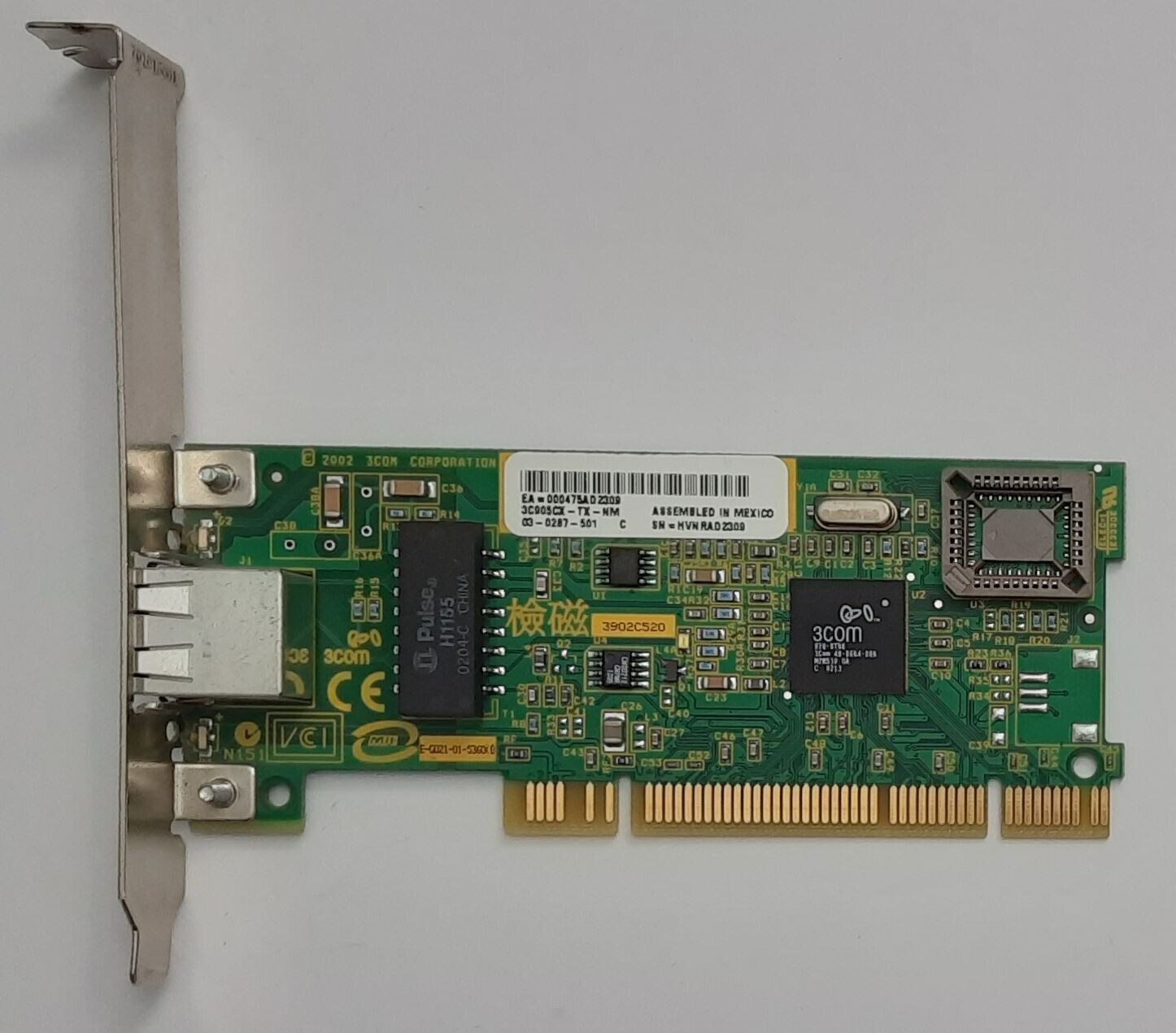 3COM 3C905CX-TX-NM PCI Network Card (RJ45, Ethernet, Retro, 2002)