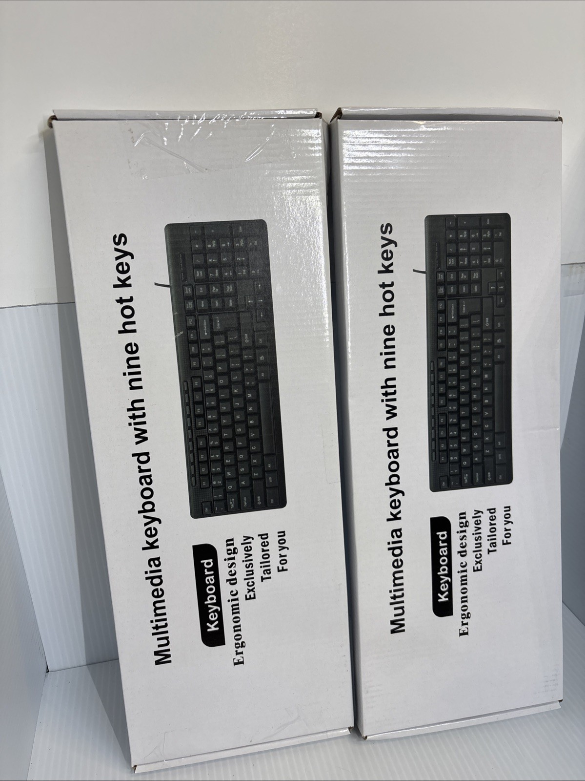 2 Unbranded Keyboards Ergonomic Design (85)