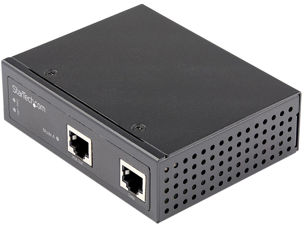 StarTech.com POEINJ30W Industrial Gigabit Ethernet PoE Injector - 30W 802.3at Po