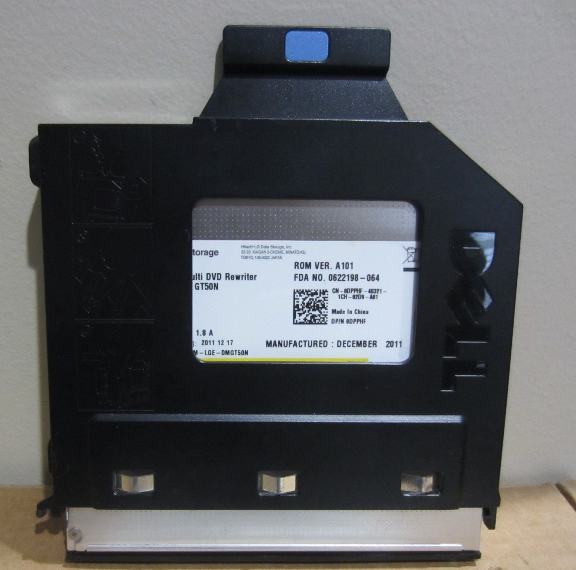 Dell H-L Storage Data Super Multi DVD Rewriter GTA0N w/ Caddy