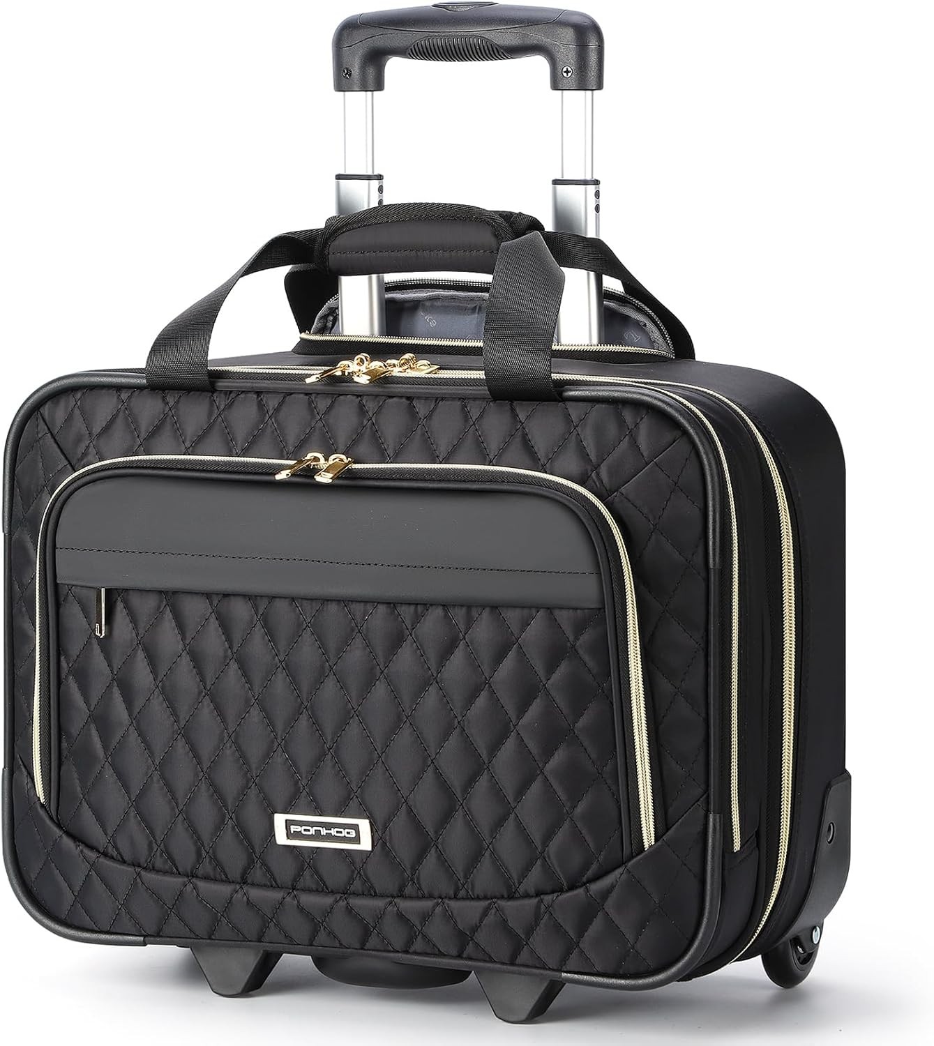 Ponhog 15.6" Rolling Laptop Bag Carry On